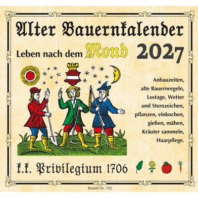 Alter Bauernkalender 2027