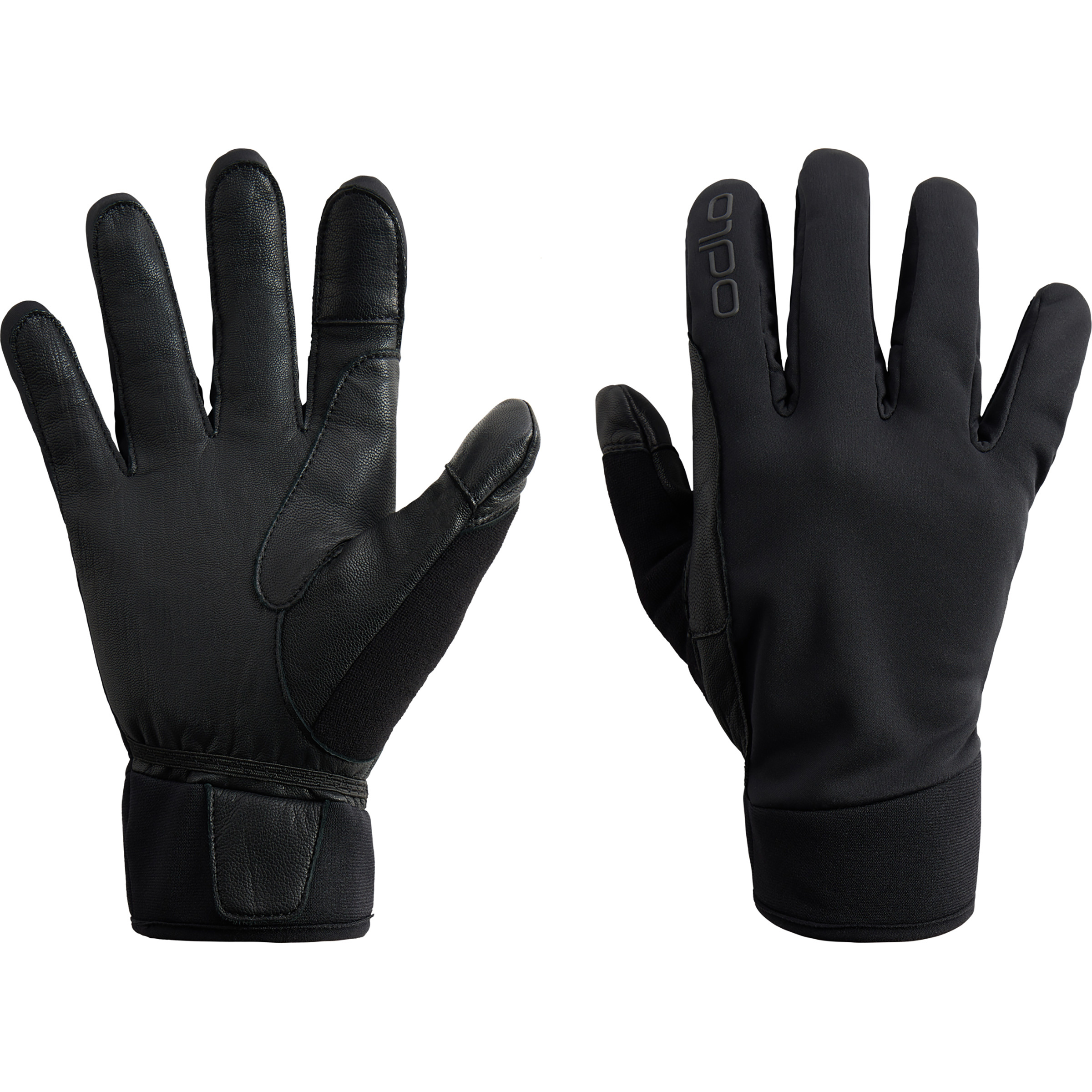 Odlo Nordic Light Skihandschuhe schwarz Größe M Trekking Winddicht