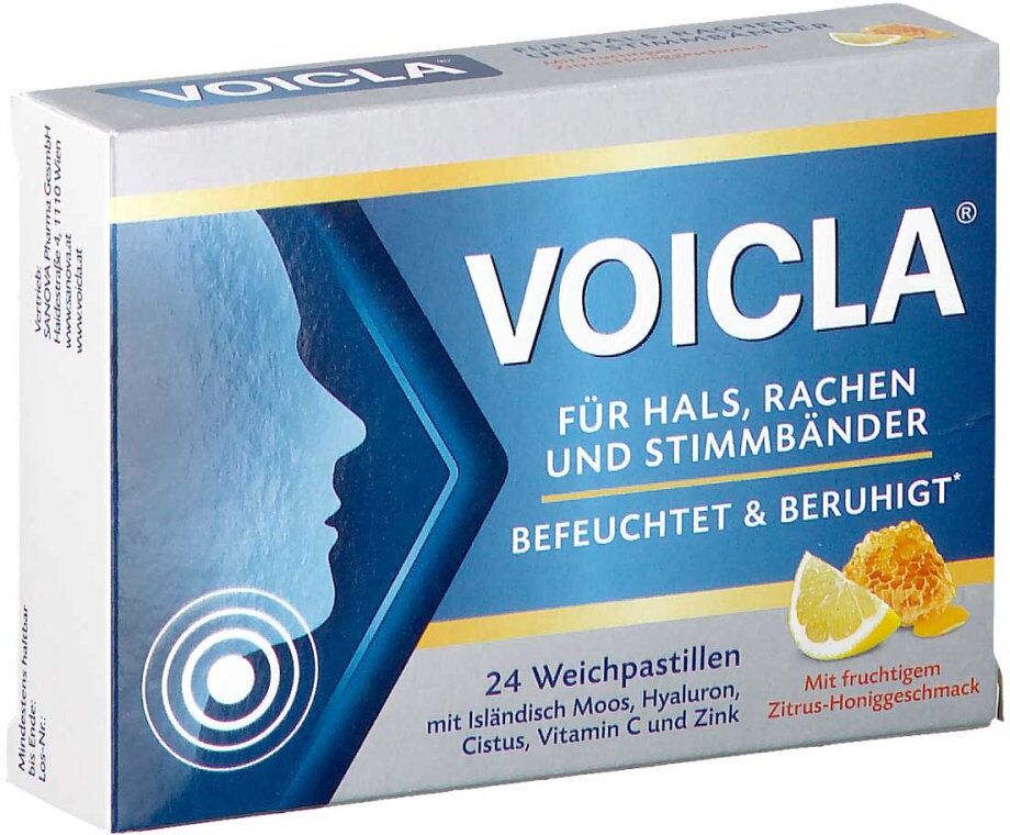 VOICLA Zitrone Honig Weichpastillen 24stk