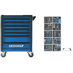 GEDORE WHL-L7-TS-308 Werkzeugwagen workster highline mit 308-teilig Werkzeugsortiment