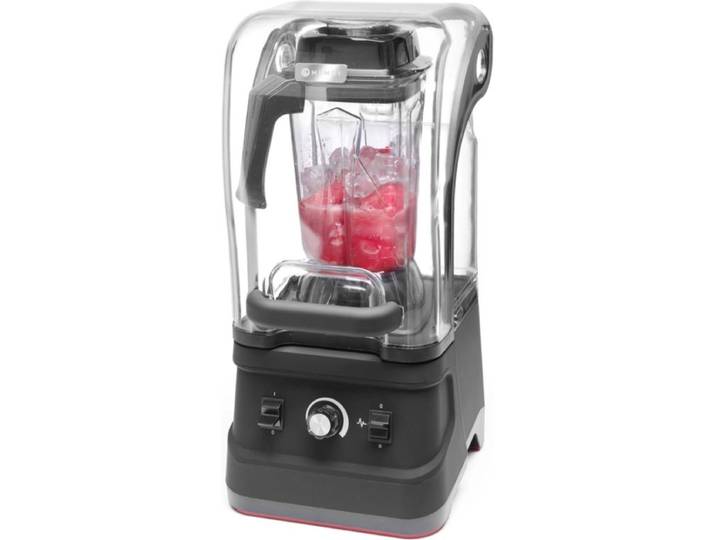 HENDI Blender met geluidskap – BPA-vrij – 2\,5L kan – 1680W – variabele snelheid