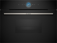 CDG714XB1 Dampfgarer 60cm schwarz TFT-Touchdisplay 4Heizarten BoschAssist HomeConnect