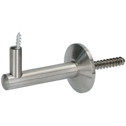 OK-Line, Treppengeländer + Handlauf, Handlaufst+AMMAvA-tzen modell 05 mit Trapez-Wandscheibe (Edelstahl)