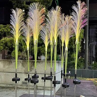 Combo Retail Shop LED Solar Garden Reed Lamp, Outdoor Waterproof Lawn Light, Solar Power Path Lighting Decor, Yard Christmas Decoration LED Solar Garden Reed Lamp, Outdoor Waterproof Lawn Light, Solar Power Path Lighting Decor, Yard Christmas Decoration