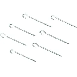 High Peak Aluminium Erdnagel 6er Pack 18 cm silber