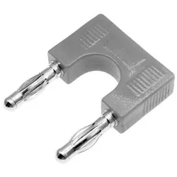 RS PRO 4 mm Bananenstecker Grau, Kontakt vernickel, Elektronikkabel + Stecker, Grau