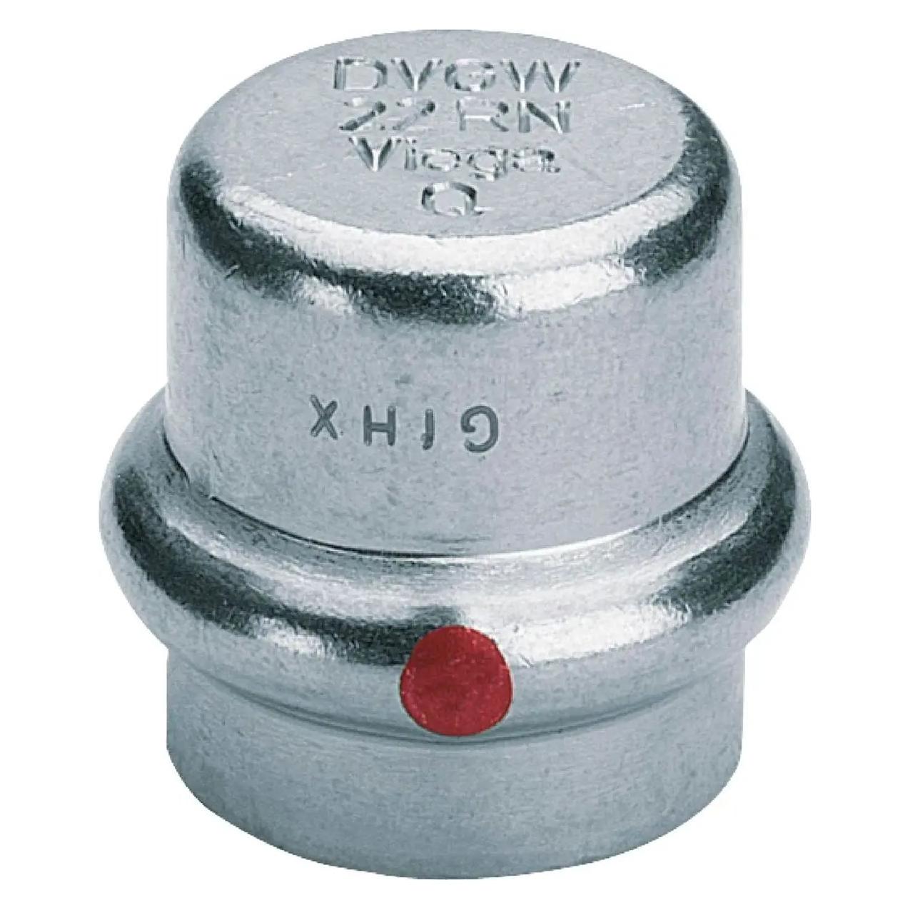 Viega GmbH & Co.KG Verschlusskappe Prestabo Stahl verzinkt IG mit SC-Contur 28mm (643614)