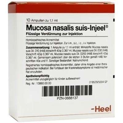 Mucosa nasalis suis Injeel Ampullen 10 St