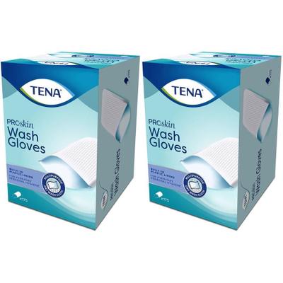 Tena Wash Glove with plastic Lining 2x 2x175 St Handschuhe