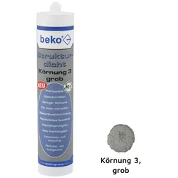 Strukturdicht 310 ml weiß-strukturiert, Körnung 3 GROB