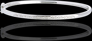 Edenly Armreif Diorama in Weissgold - 11 Diamanten