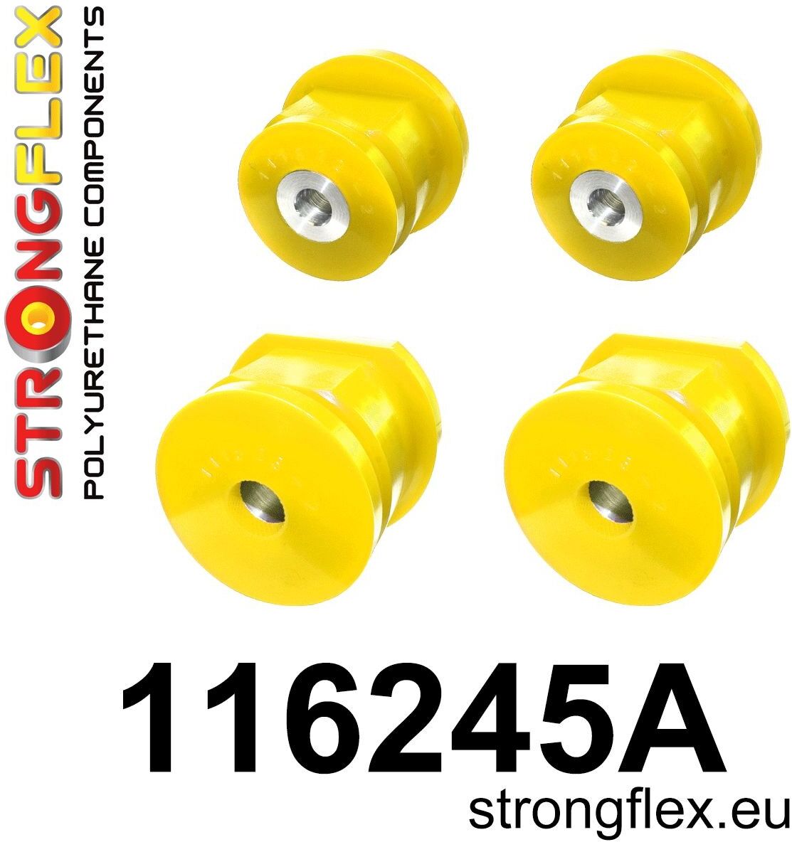 STRONGFLEX SILENTBLOCK Mercedes W201 (190) Todos modelos KIT DE CASQUILLOS DE SUB