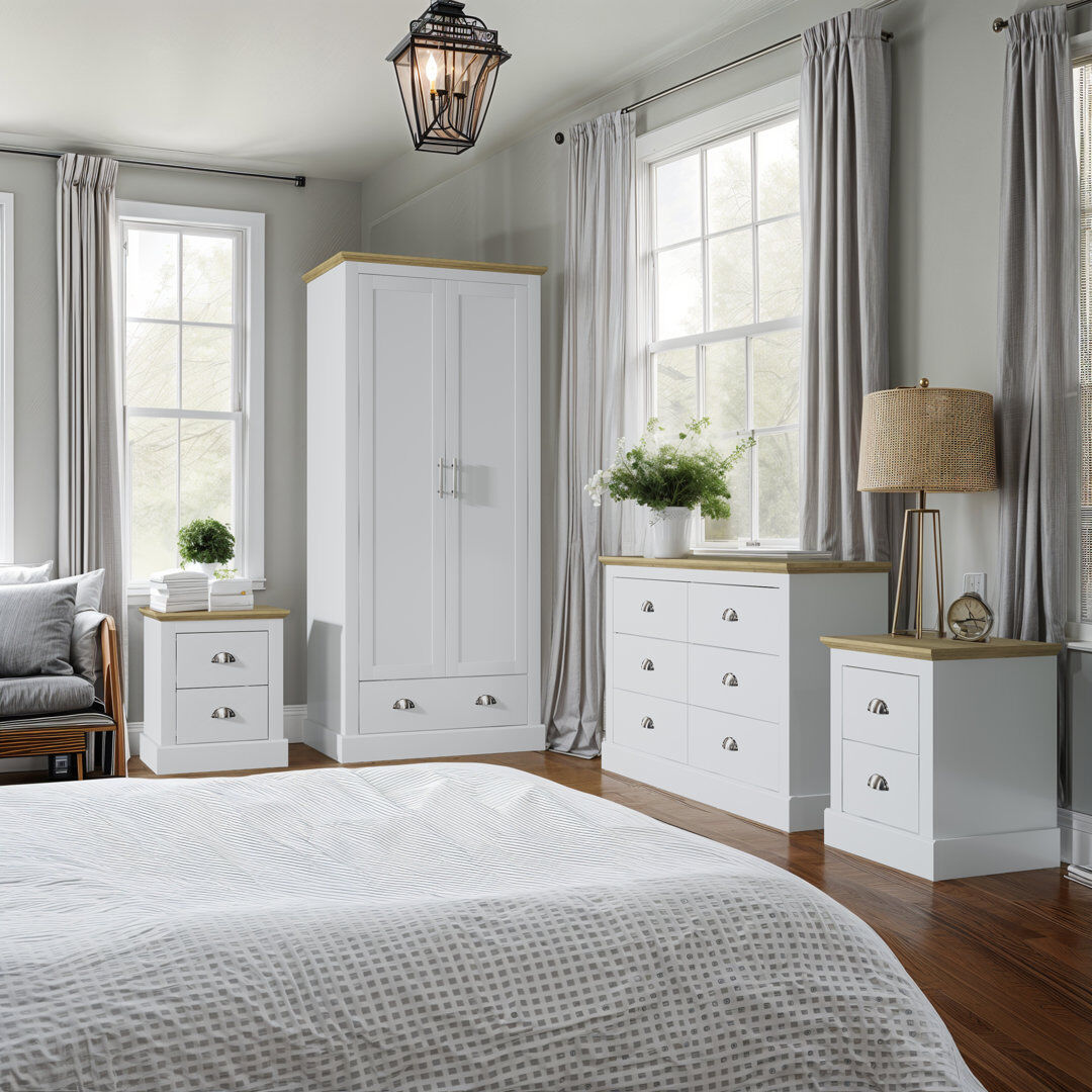 August Grove Sufy 4 Piece Bedroom Set White