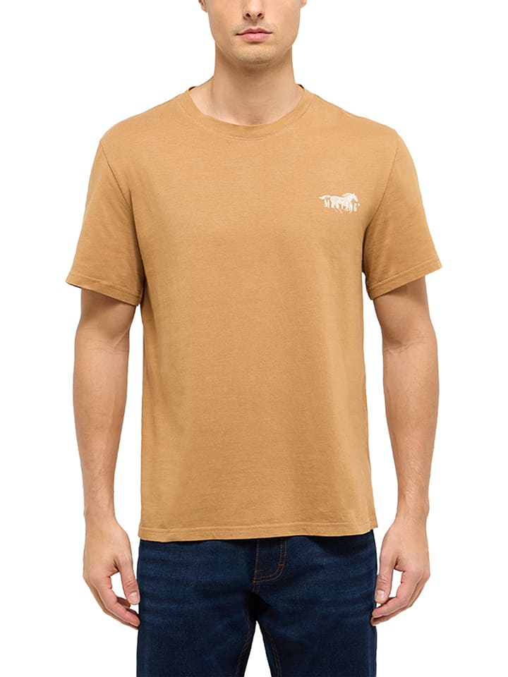 Mustang Shirt "Austin" in Hellbraun - XXL