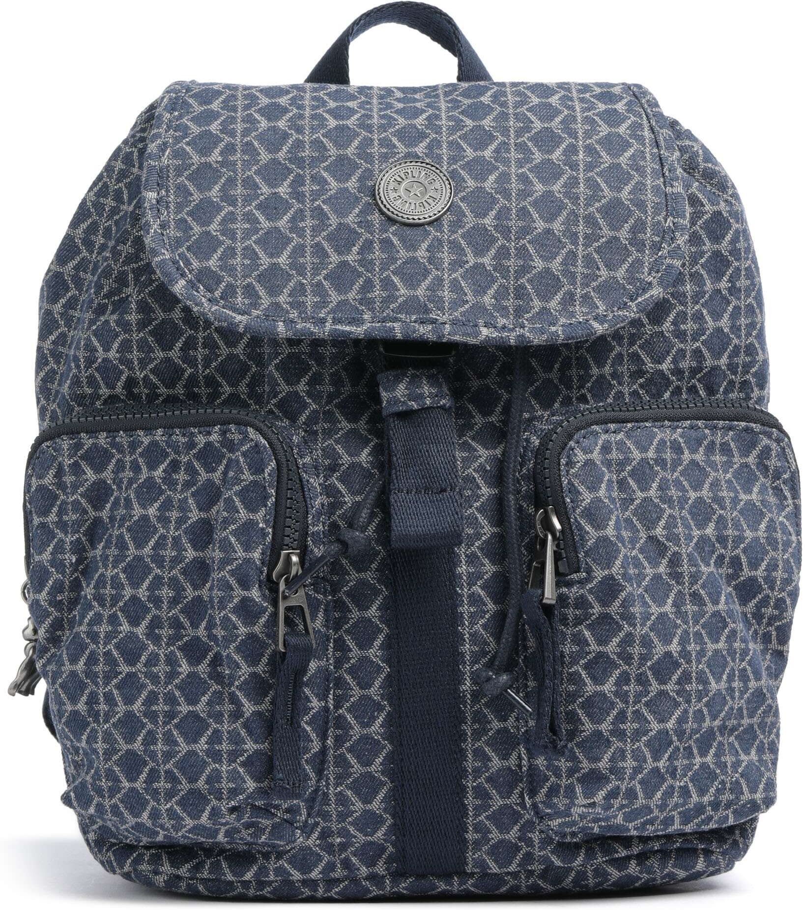 Kipling Denim Love Anto S Rucksack, blau