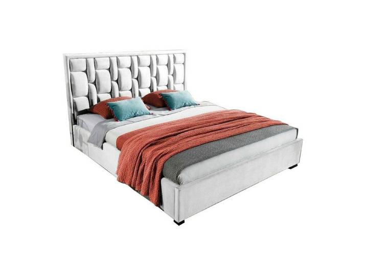 Xlmoebel Bett Blaues Designerbett aus hochwertigem Material (Bett, Bett), Hergestellt in Europa