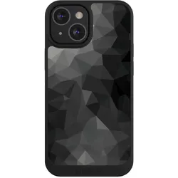 Nivocase Handyhülle für Apple iPhone 13 Mini Hülle NIVOpure Case Schwarz Mosaik Muster Tarnmuster (Apple iPhone 13 mini), Smartphone Hülle, Schwarz