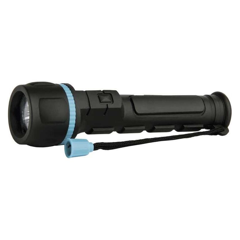 Emos LED Gummi-Taschenlampe P3861, 20 lm, 2x AA (16.20 cm, 20 lm) (8595025395160)