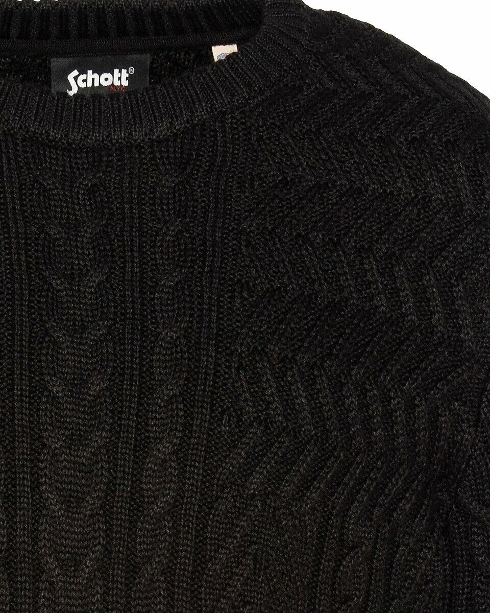 SCHOTT Pull col rond en grosse maille