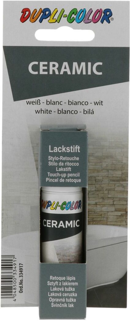 european aerosols DUPLI-COLOR Emaillack weiss, weiß, 12 ml