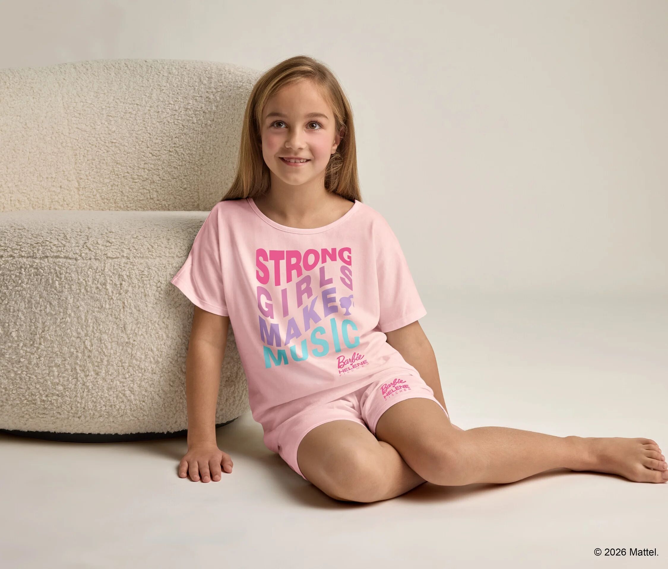 Tchibo - Barbie loves Helene Fischer Kinder-Pyjama - Damen - Gr. 146/152 - lila/print