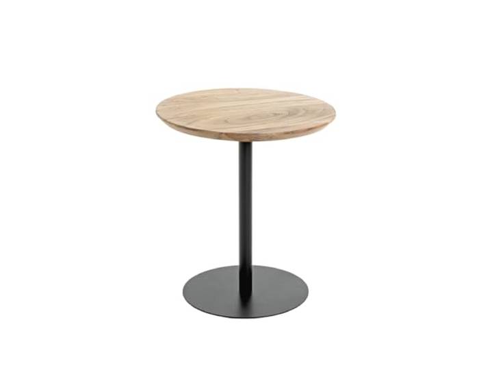 HAKU Beistelltisch rund Braun Massivholz - Maße: H 45 x Ø 40 cm, Style: Urban Collective