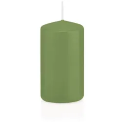 Wiedemann Kerzen Stumpenkerzen Aloe Vera Pastellgrün Ø 38 x 80 mm, 24 Stück, 12 Brenndauer