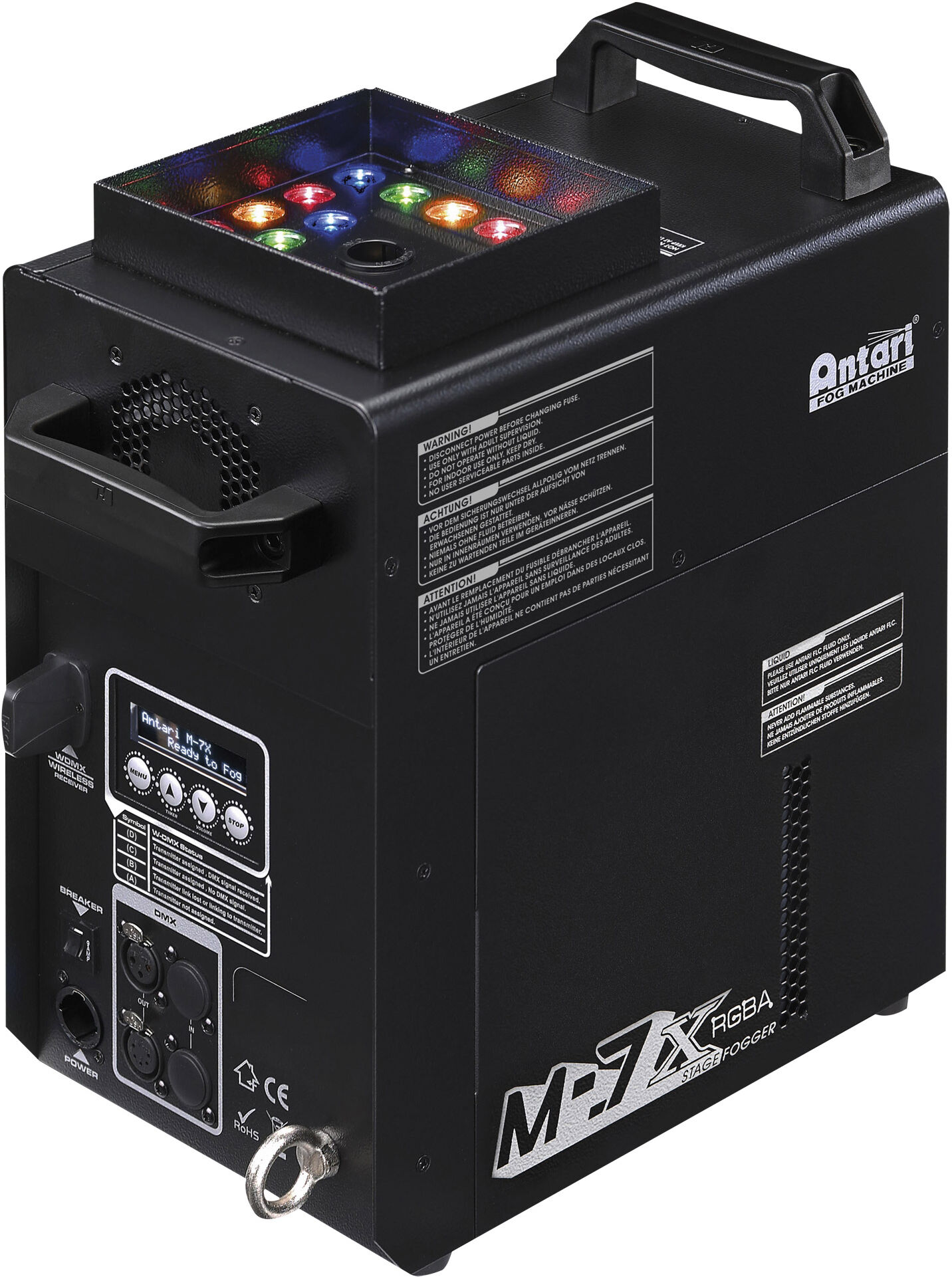 Antari M-7x 1500 W Pro Co₂-Simulierender Rgba-Nebelgenerator