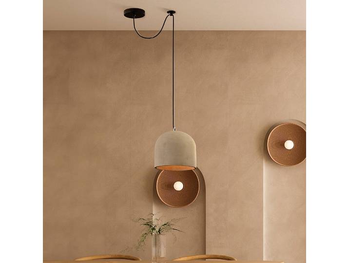 Suspension Broni Ø 20cm Noir Métal mixte E27
