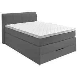 biberna® Boxspringbett Stauraumfunktion Komfort Einstiegshöhe inkl. Topper