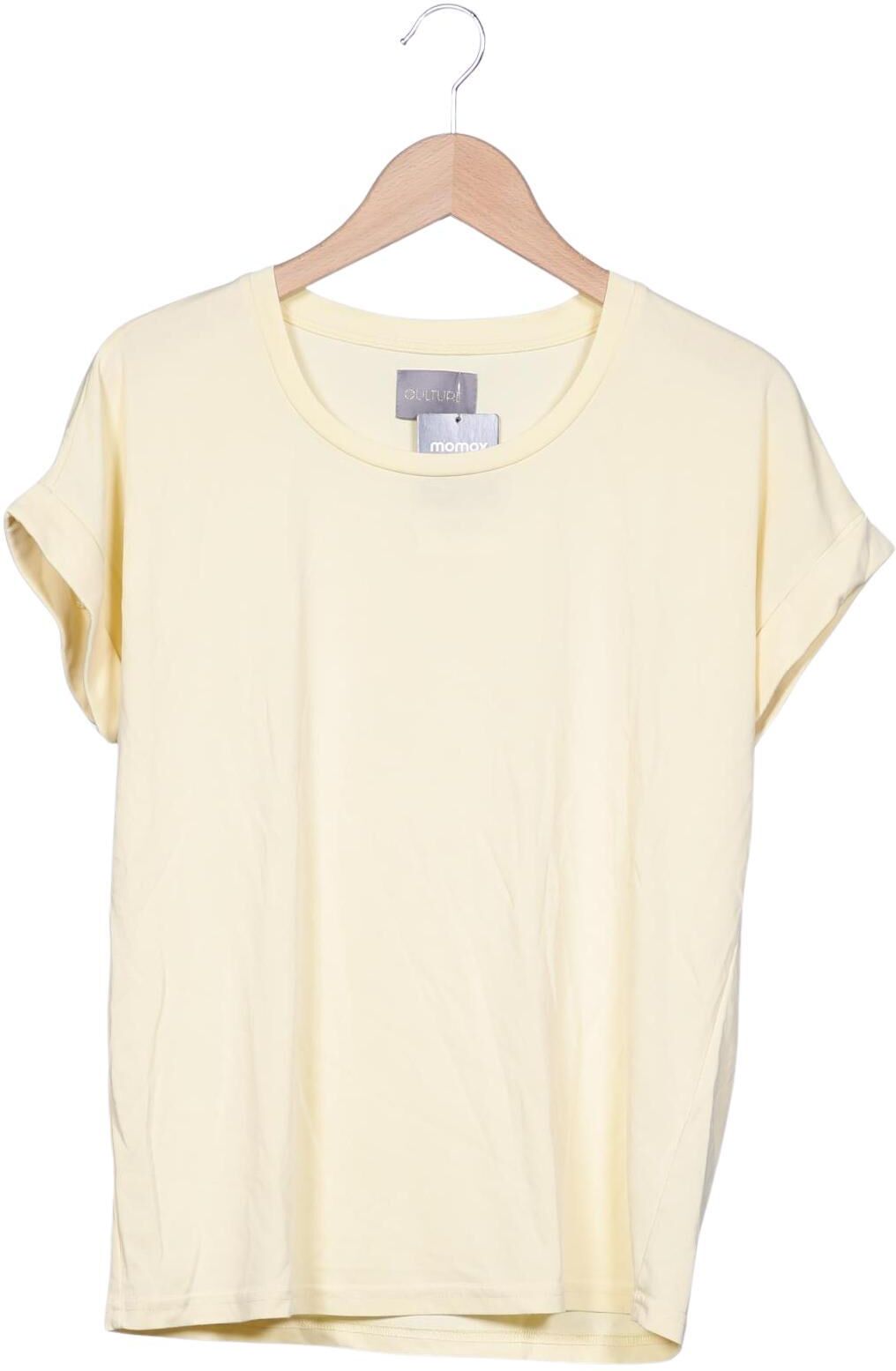 Culture Damen T-Shirt, Gelb, Gr. XS, Modal / Synthetik - Second Hand