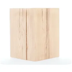 BLOCK Hocker – Massivholz Design aus Kernesche 40 x 29 x 29 cm