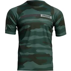 Thor Assist Camo Kurzarm Fahrrad Jersey XS