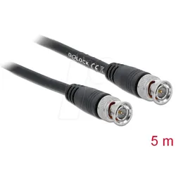 DELOCK 80084 - Videokabel, BNC Stecker, 5m