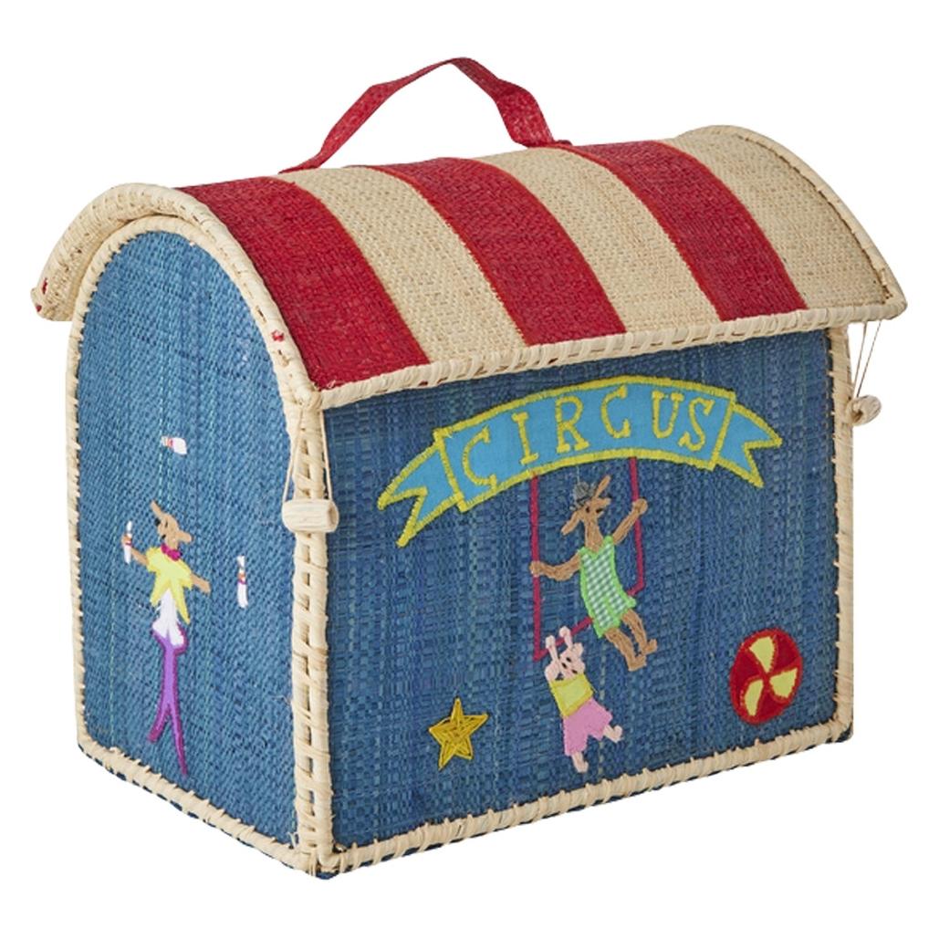 Rice Raffia Kids Bag Circus Theme (KIBAG-CIRCUS)