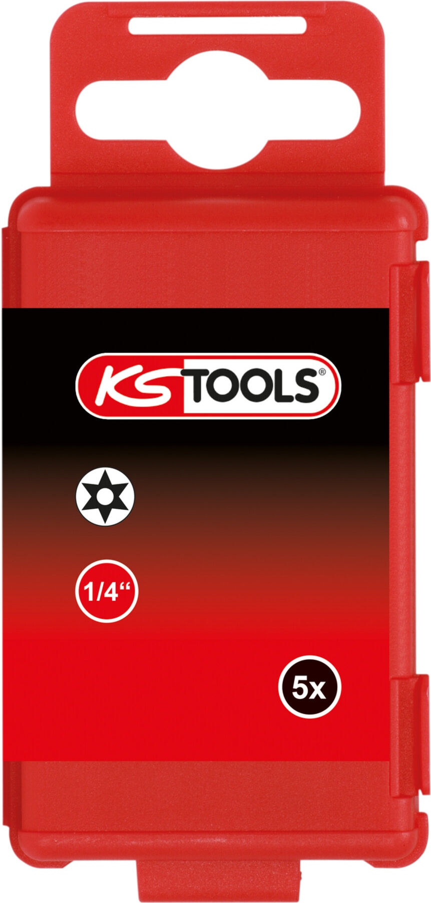 KS Tools 1/4" Bit TX, Bohrung, 75mm, TB5, 5er Pack (911.8374)