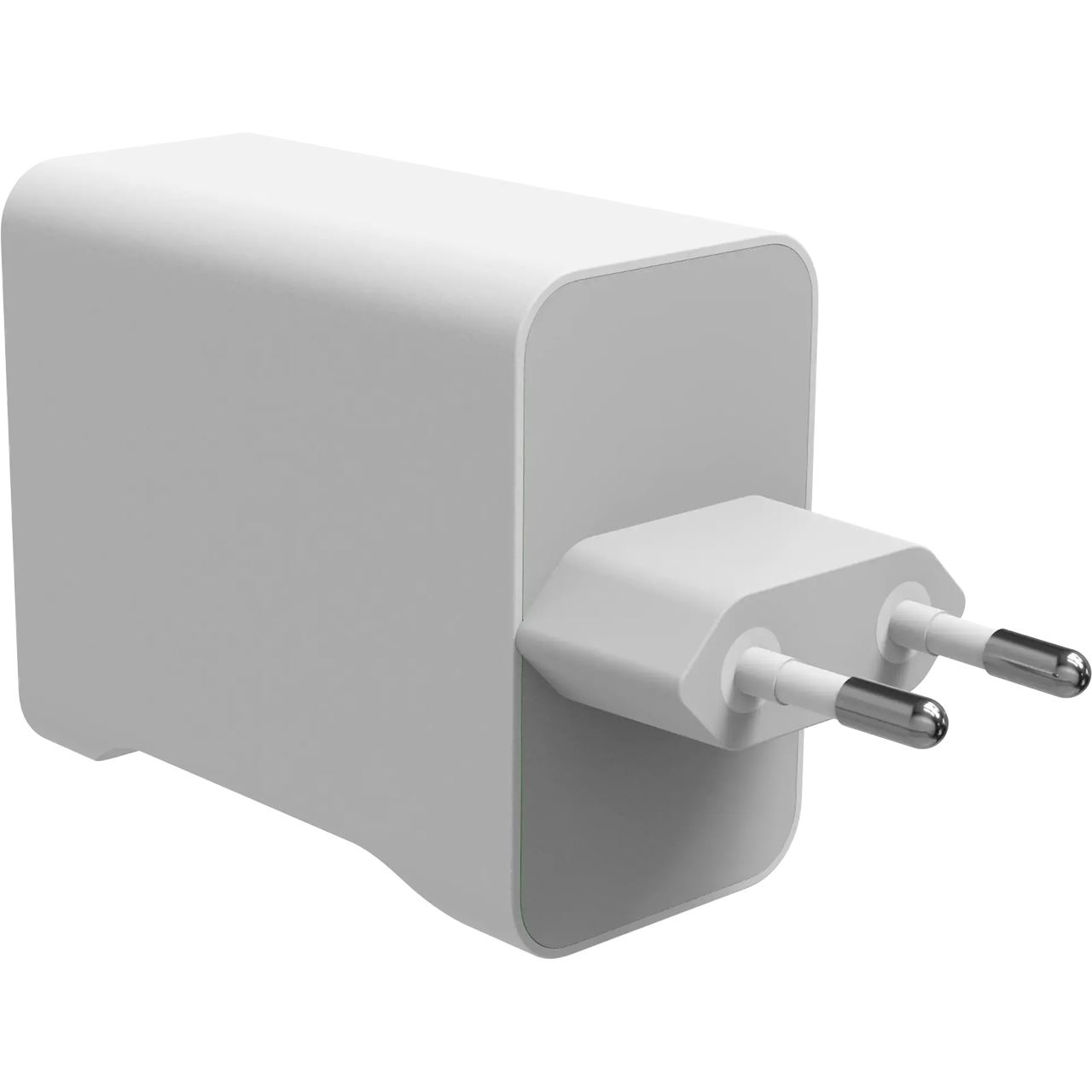 ZAGG mophie Netzteil GaN 67W 2x USB-C 2026 weiß mit integrierten Ladekabel 0,7m