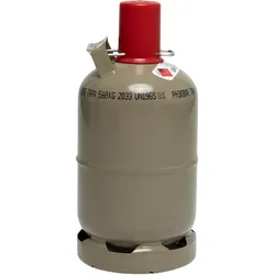 5 kg Propangasflasche leer graue Eigentumsflasche