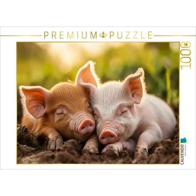 CALVENDO Puzzle Schweine | 1000 Teile Lege-Größe 64x48cm Foto-Puzzle für glückliche Stunden, Sonstige von , Calvendo Puzzle