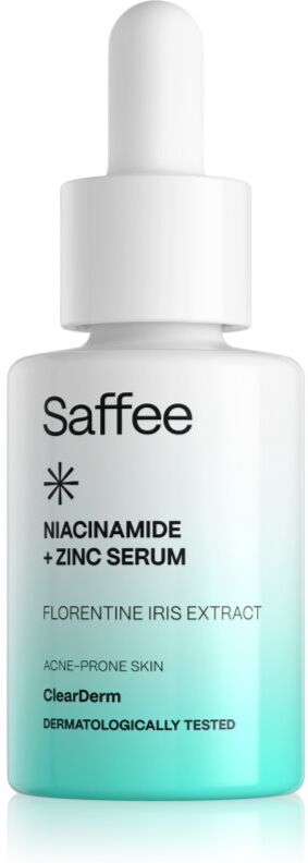 Saffee ClearDerm Niacinamide + Zinc Serum mattifying serum for enlarged pores with niacinamide and zinc 30 ml