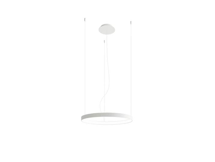 Lustre aluminium blanc h 150 cm