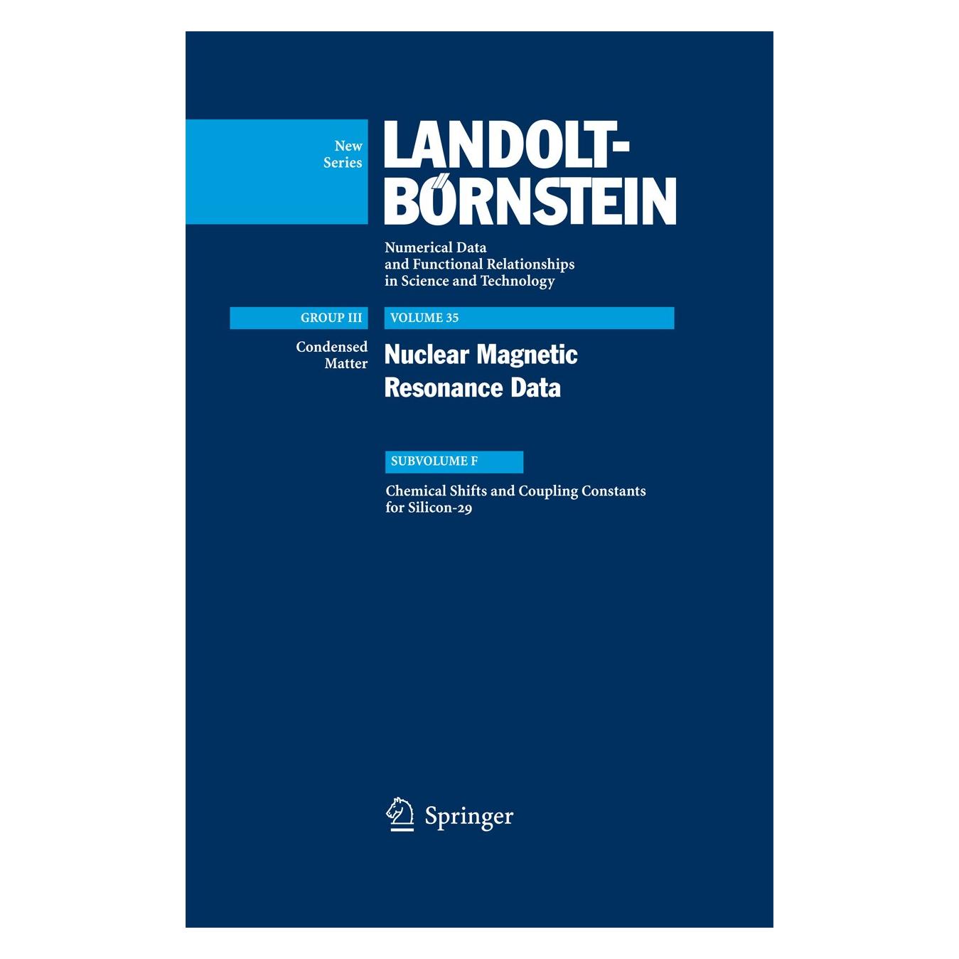 Springer Chemical Shifts and Coupling Constants for Silicon-29 (Englisch, Hardcover, M.D. Lechner, R.R. Gupta) (9783540452775)