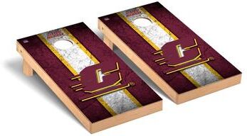 Skip's Garage Central Michigan Chippewas Vintage Cornhole Board Set