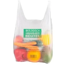Hemdchentragetasche Bio Frischhaltebeutel Natura Biomat 150 Stk/Rolle, kompostierbar (EN 13432), 35x47 cm