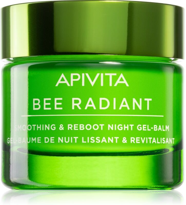 Apivita Bee Radiant Night Gel-Balm detoxifying and smoothing night gel balm 50 ml