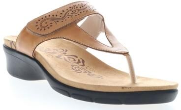 Propet Wynzie - Womens 6 Tan Sandal X