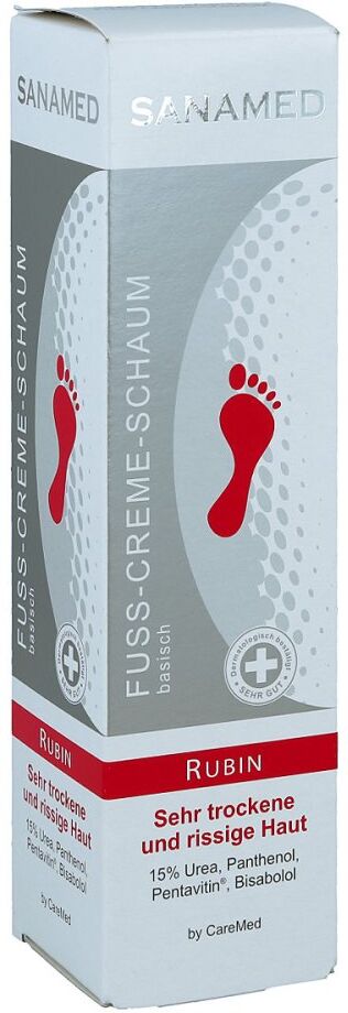 Rubin Sanamed Fuss-creme-schaum