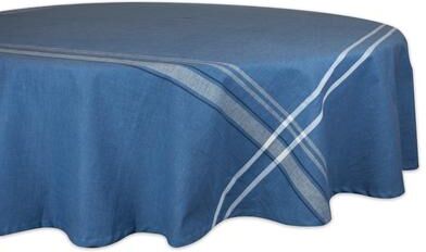 DII Design Imports French Stripe Cotton Kitchen Tablecloth