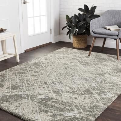 Alexander Home Mid-Century Modern Stone Abstract Area Rug