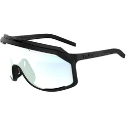 Bollé, Damen, Sportbrille, Chronoshield Photochromic S1-3 (VLT 62-9%) (Black Matte, Phantom Clear Green Photochromic), Schwarz